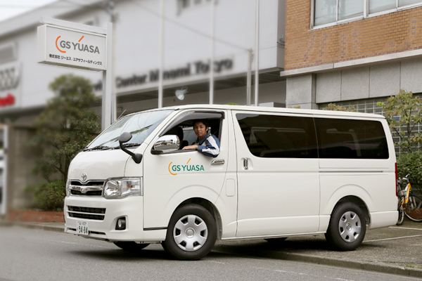 画像：緊急対応車両